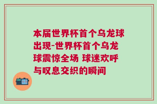 本届世界杯首个乌龙球出现-世界杯首个乌龙球震惊全场 球迷欢呼与叹息交织的瞬间